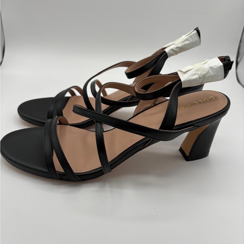 New Cole Haan Addie strap black heels women’s size 7.5 - Picture 5 of 10